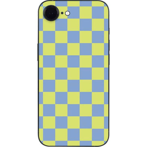 Neon Checkered iPhone 16e Skin